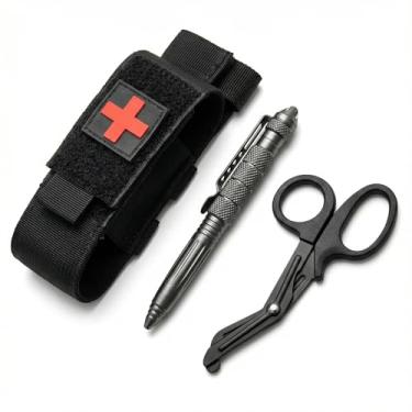 Imagem de Kit de torniquete, bolsas táticas com tesoura de caneta de combate sem torniquete