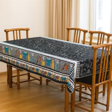 Imagem de Toalha de Mesa Retangular 6 Lugares Oxford – Toalha para Mesa de Jantar Fácil de Limpar Ideal para Cozinha Restaurante e Buffet (Modelo - 20)