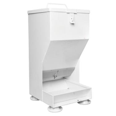 Imagem de Comedouro Automático Metálico para Cães e Gatos com Regulagem Anti-Formigas(10kg)