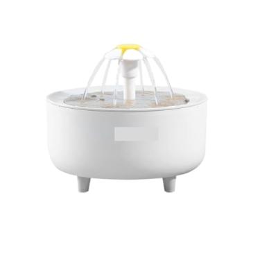 Imagem de Bebedouro Automático para Gatos com Filtro de Água e Silenciador fonte de água para gatos(Forma Três)