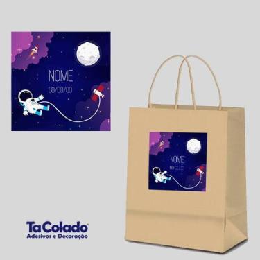 Imagem de Adesivo Personalizado para Sacola Kraft - TaColado, Espaço