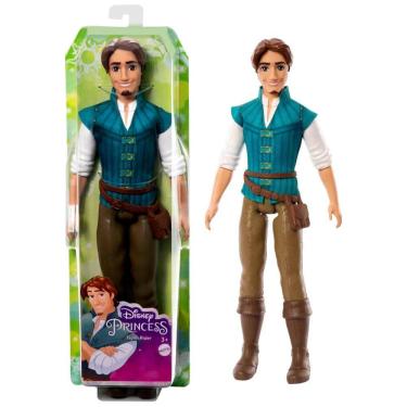 Imagem de Boneco Flynn Rider Posável da Disney com Visual Exclusivo Inspirado no Filme Disney Tangled, Mattel