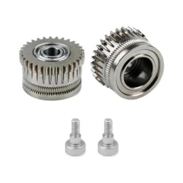 Imagem de Engrenagem De Extrusora De Filamento Totalmente Metálica Em Aço Temper