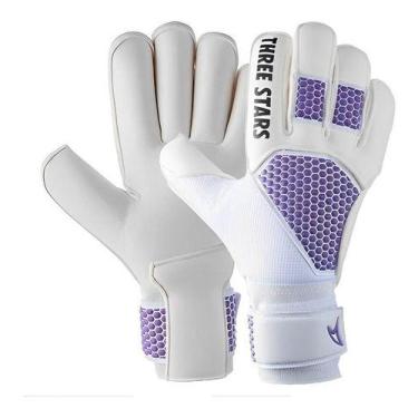 Imagem de Luva Goleiro Campo Three Stars Emotion Profissional, Emotionbranca, G,