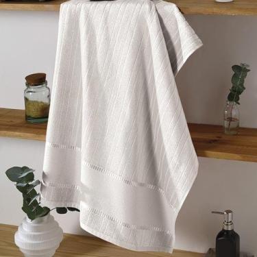 Imagem de Toalha de Lavabo Para Bordar Bella - Döhler - Dohler, 6896 CINZA
