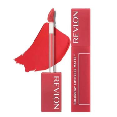 Imagem de Batom Líquido Colorstay Limitless Matte Longa Duração Até 16 Horas Acabamento Mate Intenso Vermelho Revlon 5ML