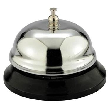 Imagem de Campainha Sino de Mesa para Bancada Restaurante Lojas Hotel Sinalização Atendimento