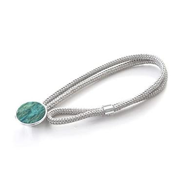 Imagem de porta-cortinas Chapeamento de acrílico Laços redondos para bolos Laços simples para cortinas Acessórios para cortinas com fivela, verde, 1 unidade