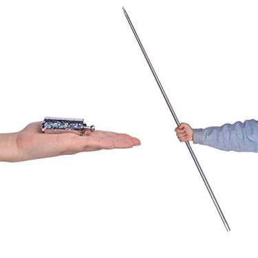 Imagem de SUMAG Magic Pocket Staff Metal Appearing Cane with Video Tutorial Link Magic Wands for Professional Magicians Stage Close-up Magic Tricks Pocket Staff Magic Staff Accessories Props Illusion