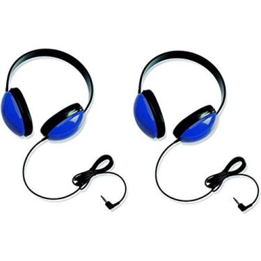 Imagem de Califone 2800-BL fones de ouvido estéreo para crianças (azul) (2 itens)