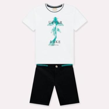 Imagem de Conjunto Infantil Menino Camiseta + Bermuda Milon 14222.0001.6 Milon-Masculino