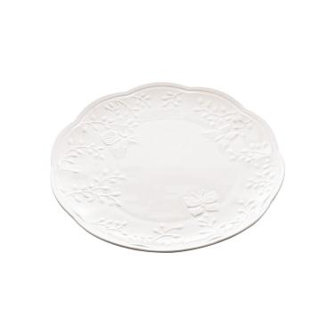 Imagem de Prato Sobremesa de Porcelana New Bone Butterfly Flower 19cm - Lyor
