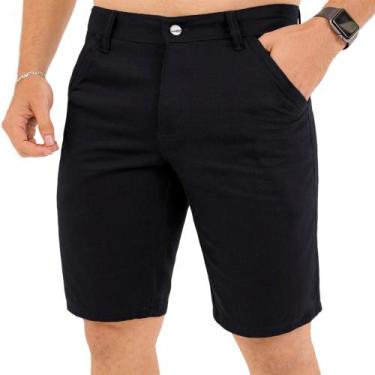 Imagem de Bermuda Masculina Sarja Brim Qualidade Premium - Tootexas, Preto, 46