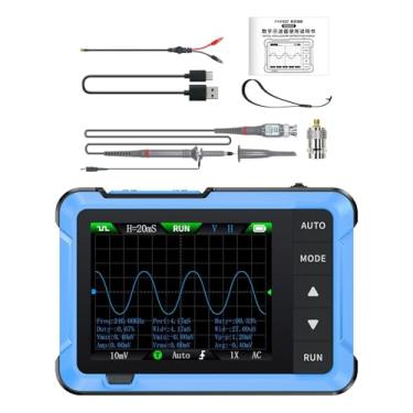Imagem de oshhni Kit de osciloscópio digital com ferramenta de exibição de sonda, gerador de sinal de 1M de largura de banda para reparo de eletrodomésticos, pesquisa