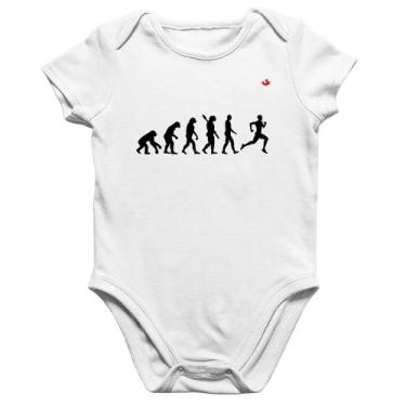 Imagem de Body Bebê Algodão Evolução do Corredor - Foca na Moda, Branco, M