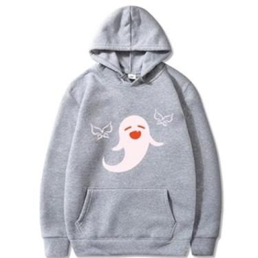 Imagem de Moletom Canguru Blusa De Frio Genshin Impact Hu Tao Harajuku Anime Jog
