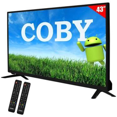 Imagem de Smart TV LED 43" Coby CY3359-43SMS-BR Full HD Android Wi-Fi com Conver