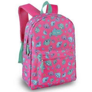 Imagem de Mochila clio style rosa estampa corujas - mf9012