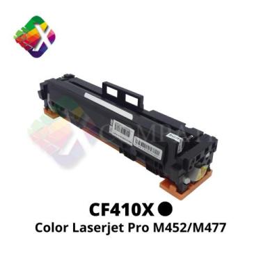 Imagem de Toner Compatível com HP CF410X 410X Preto  M452DN M452DW M452NW M477FD