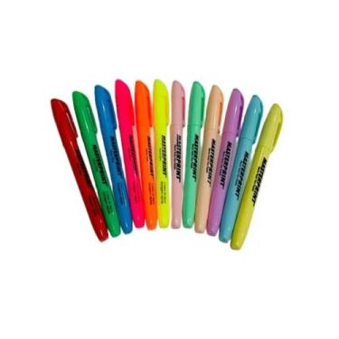 Imagem de Marca Texto Masterprint - Kit C/ 12 (6 Neons + 6 Pastéis)