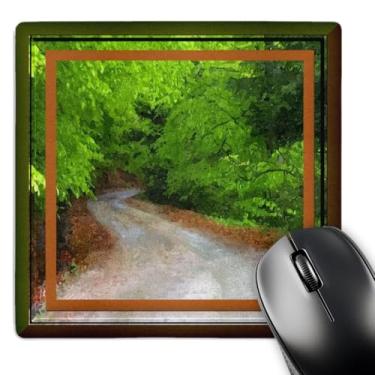 Imagem de 3dRose Mouse pad LLC 20 x 20 x 0,63 cm, The Road Less Traveled (mp_18384_1)