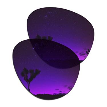 Imagem de SmartVLT Lentes de reposição unissex plasma roxo para óculos de sol Ray-Ban Aviator RB3025 58 mm