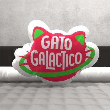 Imagem de Almofadas 3D Avulsa Gato Galáctico - KN DECOR