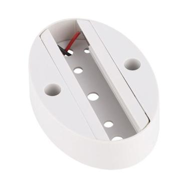 Imagem de Base Sobrepor Para Spot Trilho Branco 9cm Embu Led