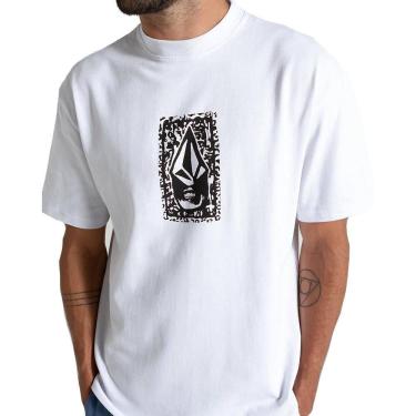 Imagem de Camiseta Volcom Comfort Stone Face WT25 Masculina Branco