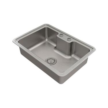 Imagem de Cuba Docol Massima 68x48 1611516 Inox Escovado