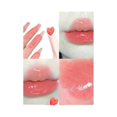 Imagem de Gege urso flor palavras mel batom hidratante espelho brilho geléia amo