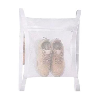 Imagem de Zorfeter 1 bolsa reutilizável para secadora de sapatos, bolsa de rede de lavagem a seco de 38 x 39 cm para lavanderia/roupas
