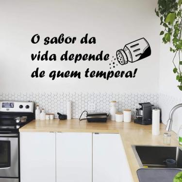 Imagem de Adesivo De Parede O Sabor Da Vida - Lojinha Da Luc Adesivos