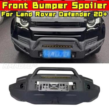 Imagem de Lábio do para-choque dianteiro do carro compatível com Defender 2020+ difusor divisor dianteiro Spoiler Body Kit Acessórios para carro