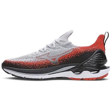 Imagem de Tênis Mizuno Masculino Wave Laser Cinza/vermelho 101018018-167-42