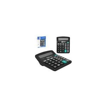 Imagem de Calculadora eletronica 12 digitos a pilha / solar 18,3x14,5cm - XH COM