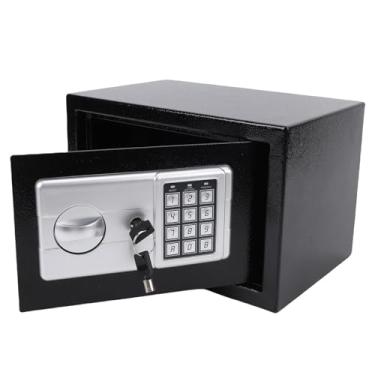 Imagem de FTVOGUE Segurança Digital Seguro, Aço Carbono Pequeno Caixa Segura Com Opções de Desbloqueio Versátil, para Documentos de Jóias Em Dinheiro