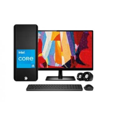 Imagem de Computador Core i5 Intel 3.3ghz (4 núcleos), 8gb de RAM, SSD de 240gb, monitor de 21.5", Windows 11 e Office licenciado