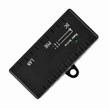 Imagem de aqxreight Adaptador de Injetor POE Splitter Power Over Ethernet para Equipamentos LAN, o Suporte LAN P POE SplitterPOE InjectorPOE SplitterAdaptador POEPower Over Ethernet Injector para (Preto)