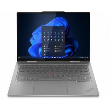 Imagem de Lenovo Notebook ThinkPad X1 Gen 10 Aura Edition 21Q000D7US 14 polegadas com tela sensível ao toque conversível 2 em 1-2,8K - 120 Hz - Intel Core Ultra 7 2ª geração 265U - Tecnologia vPro