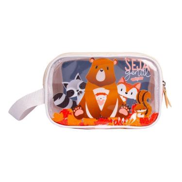 Imagem de Necessaire Feminina Bichinhos Da Floresta 9X19X11