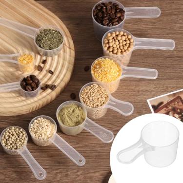 Imagem de Generic Colher de medição de 70 ml, colher de sopa de plástico com alça, para medir café líquido em pó, especiarias, objetos finos, transparente