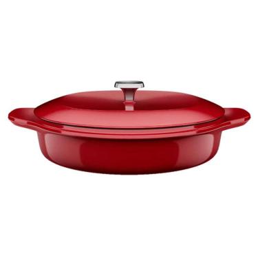 Imagem de Panela Wok de Ferro Fundido Esmaltado Expert 30cm Electrolux