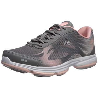 Imagem de Ryka Tênis de caminhada feminino Devotion Plus 2, Cinza nuvem, 7.5 Wide