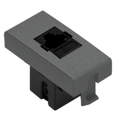 Imagem de Módulo Telefone Rj11 - Inova Grafite - 85465 - Alumbra