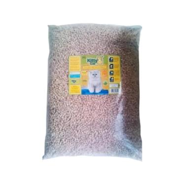 Imagem de 20KG Granulado Higiênico De Madeira Kitty kat areia Para Gatos 20kg