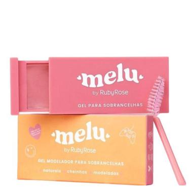 Imagem de Gel modelador para sobrancelhas melu - ruby rose