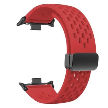 Imagem de DFAMIN Pulseira de silicone para Redmi Watch 4/8 Pro Fivela Magnética Pulseira Esportiva para Mi Band 8 Pro Correa Pulseira Respirável Acessórios Pulseiras de Relógio, For mi8Pro, Ágata