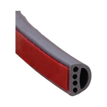 Imagem de Fita De Vedação De Borracha De Silicone Autoadesiva De 6M Para Portas 