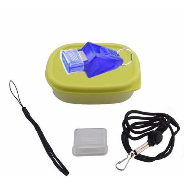 Imagem de Apito Juiz Arbitro Futebol Vários Esportes 115 Decibéis, Azul